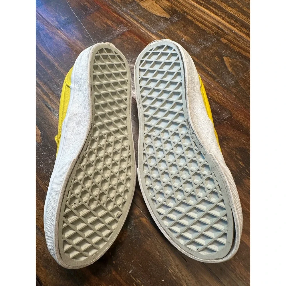 Vans Classic Slip-On Custom Minions Hand Painted Yellow Kids Shoes Size 13.0